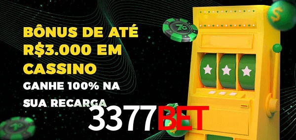 3377bet melhor bônus de depósito