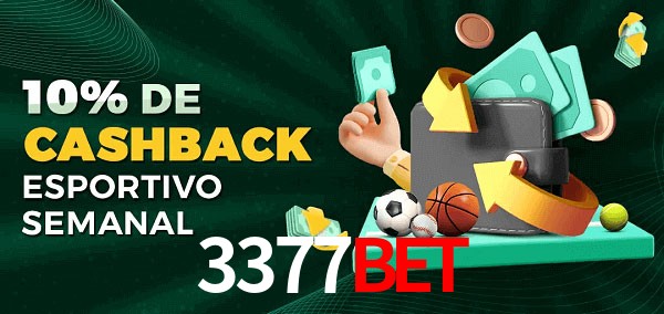 10% de bônus de cashback na 3377bet